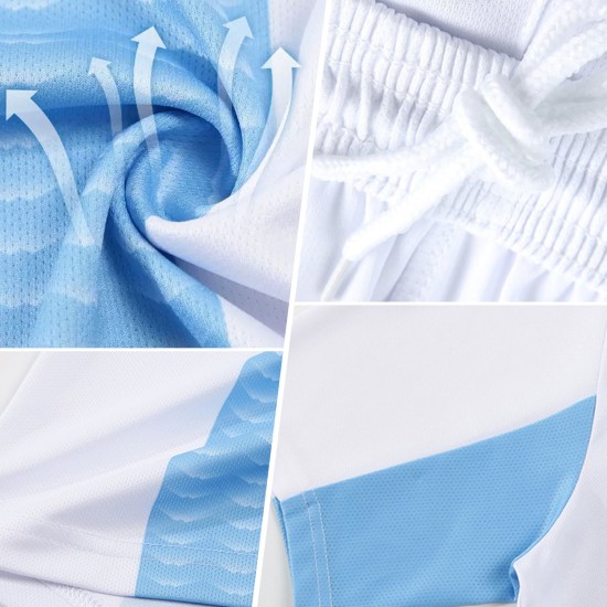 Sports Crimson-White Lightning Navy Uniform Sublimation Soccer Custom Jersey